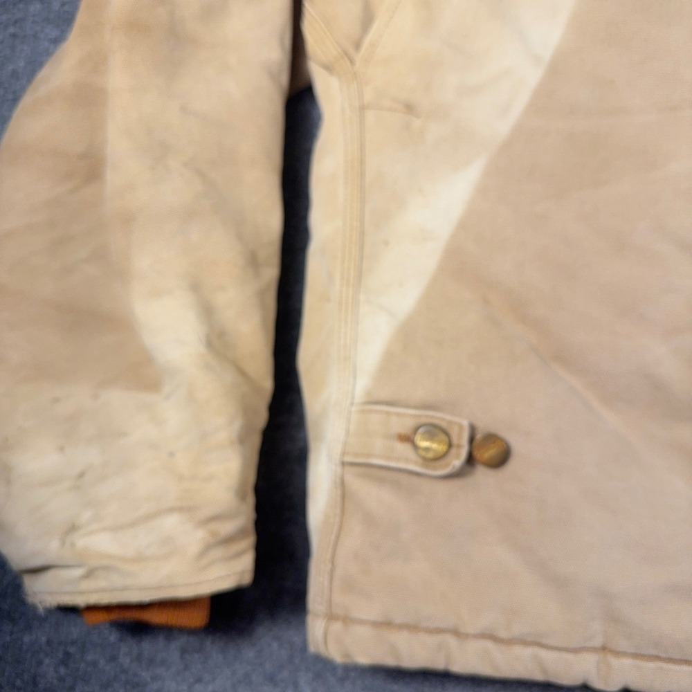 Vintage 90s Carhartt J02 Arctic Jacket Quilt Lined Union Made Detroit Large - Picture 14 of 16